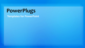  Presentation with theme - Animated depiction with blue theme background - widescreen format