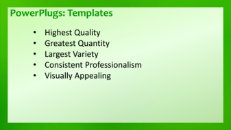 PowerPoint Template - Print Slide