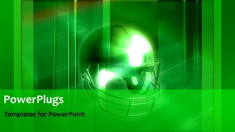  Presentation with animated sports - Animated sports depiction with American football protective helmet? - widescreen format