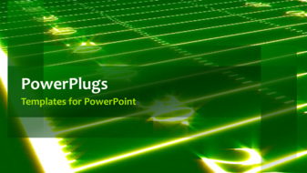  Presentation with animated sports - Animated sports background depiction with green theme - widescreen format