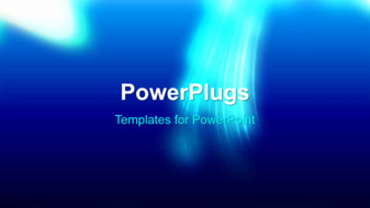  Presentation with abstract animated - Abstract animated background with light glow on blue surface - widescreen format