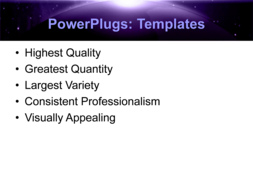 PowerPoint Template - Print Slide