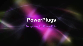  Presentation with abstract animated - Abstract animated depiction with hues in background - widescreen format