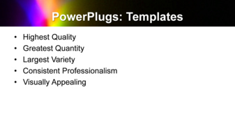 PowerPoint Template - Print Slide