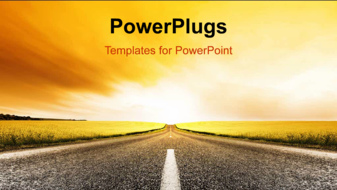  Presentation with road - Animated new year depiction with road leading to 2013 - widescreen format