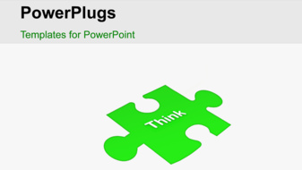  Presentation with abstract puzzle - A few seconds video of an abstract background - widescreen format