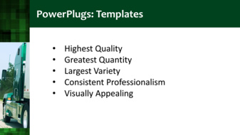 PowerPoint Template - Print Slide