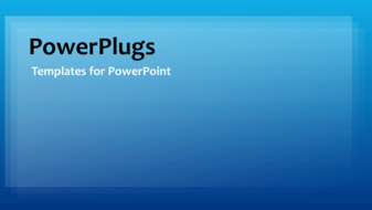  Presentation with animated sea - Abstract animated depiction with beautiful blue theme - widescreen format