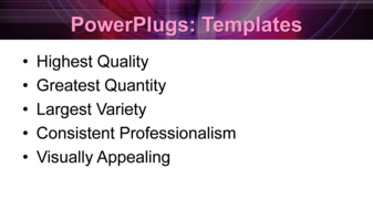 PowerPoint Template - Print Slide