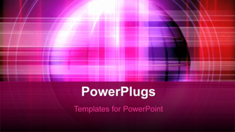  Presentation with video background - Abstract animated depiction with pink and blue theme - widescreen format