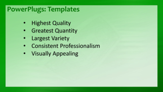 PowerPoint Template - Print Slide