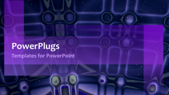  Presentation with blue design - Animated depiction of blue dome interior design - widescreen format