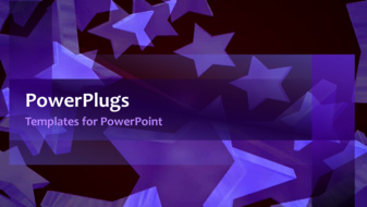  Presentation with red stars - Multiple white stars moving on red background - widescreen format