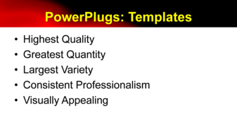 PowerPoint Template - Print Slide