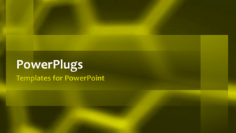  Presentation with hexagon - Animated depiction with hexagon shapes in green background - widescreen format