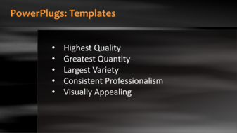 PPT Template - Text Slide