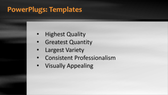 PowerPoint Template - Print Slide