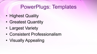 PowerPoint Template - Print Slide