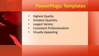 PowerPoint Template - Print Slide