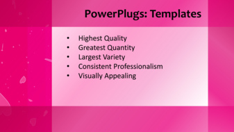PowerPoint Template - Print Slide