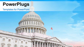  Presentation with white house - A few seconds video of a colored abstract background - widescreen format