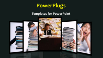  Presentation with workload - A few seconds video of an abstract background - widescreen format