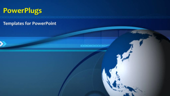  Presentation with blue video - A short video of a colored abstract background - widescreen format