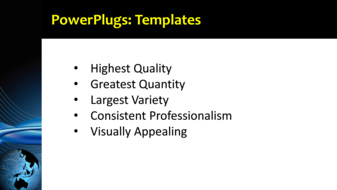 PowerPoint Template - Print Slide