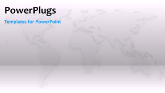  Presentation with growth chart - Animated line chart over faded world map, showing growth and decline. - widescreen format