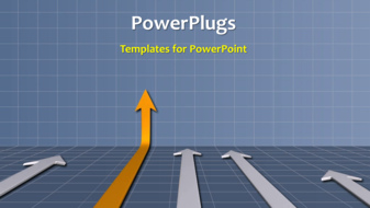  Presentation with profit - Animated financial background with rising arrows depicting profit increase - widescreen format