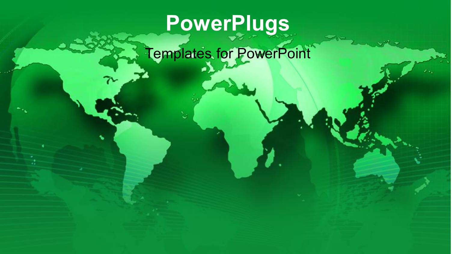 a 2D World Map on a Green Colored Background