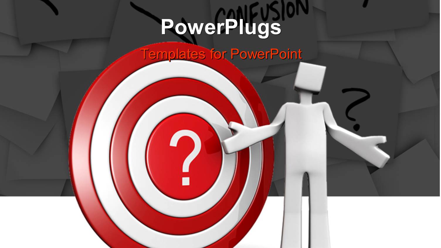 a 3d Character Standing in Font of a Dart Board