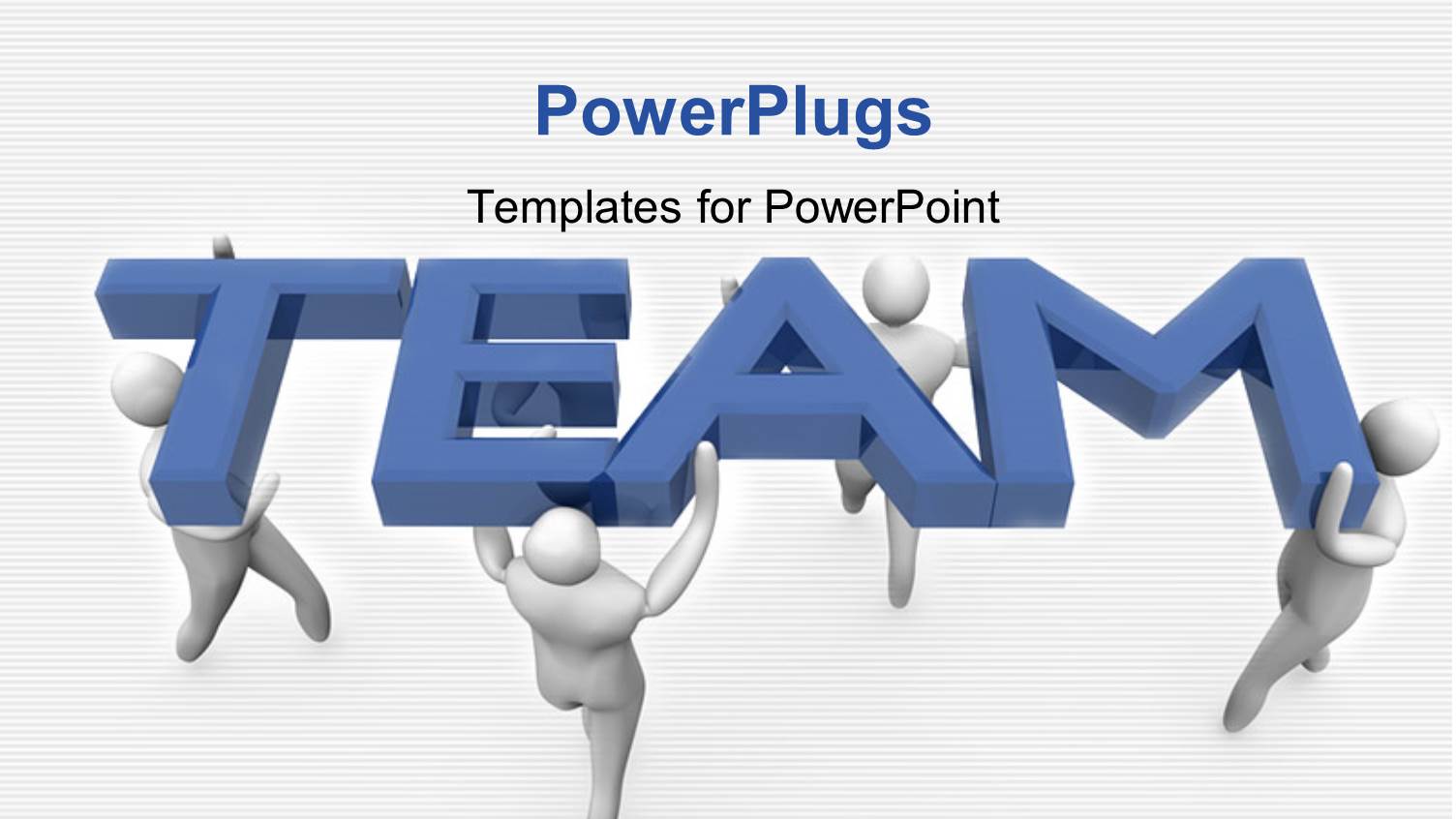 3D Characters Carrying a Text that Spells Out the Word 