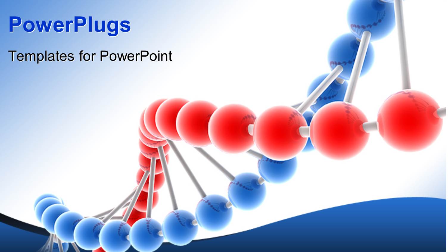 3D Genetic Molecular DNA Structure