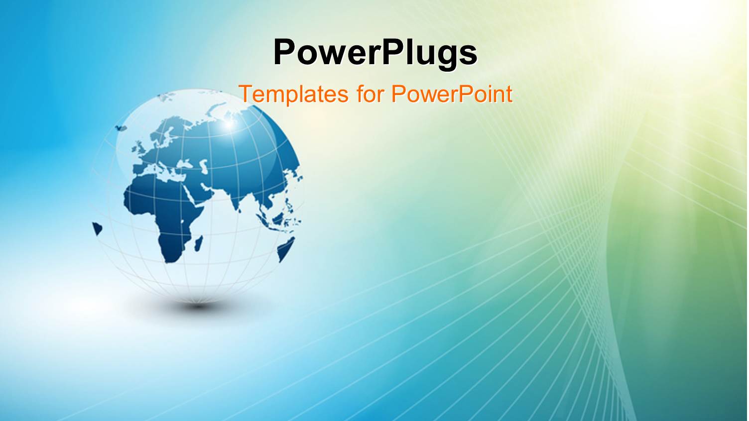 3D Globe Placed on Abstract Technology Design