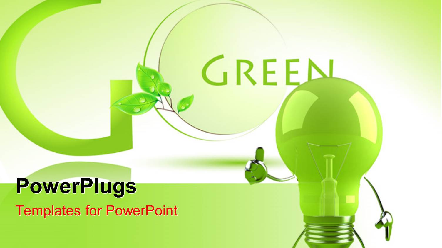 3D Graphics of a Bulb with a Text which Spell Out the Word 