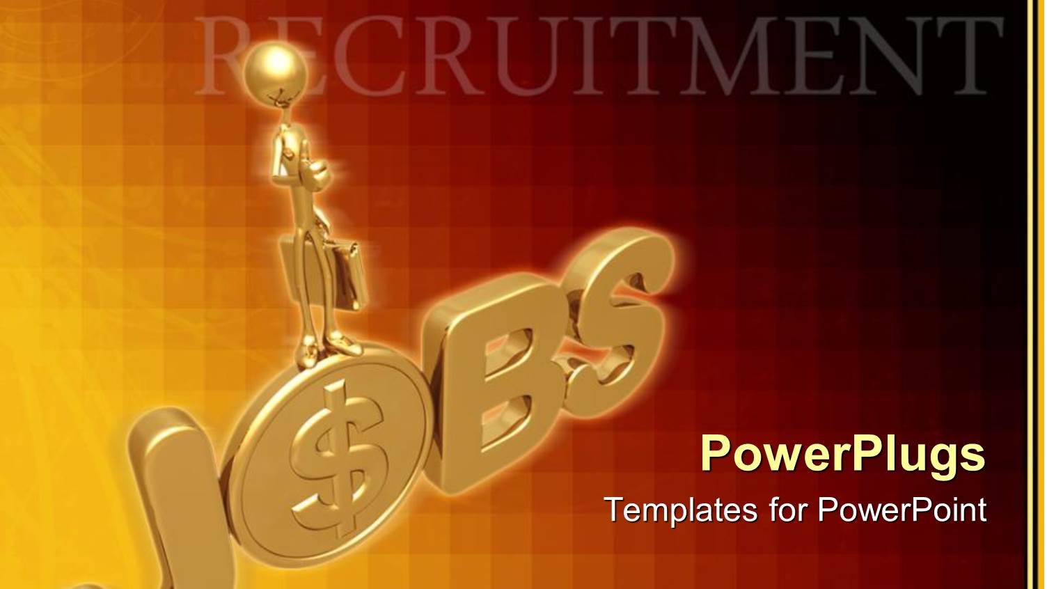 3d Graphics of a Human Character Standing on a Text which Spells Out the Word 