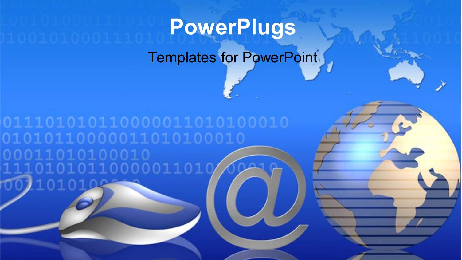 3D Graphics of a Mouse with an @ Symbol and a Globe