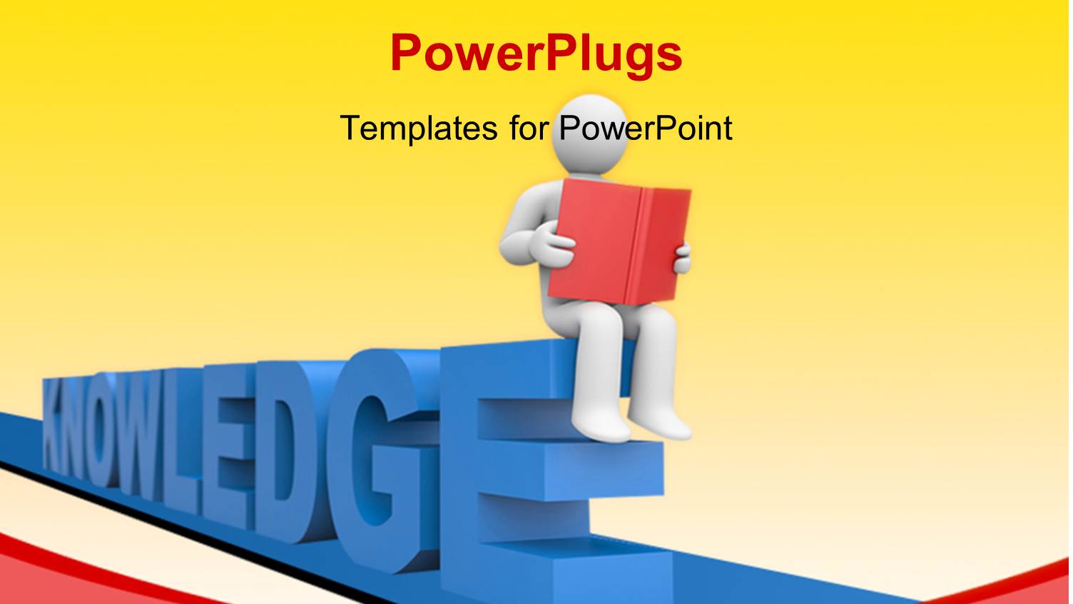 a 3D Human Character Reading a Red Book on a Text