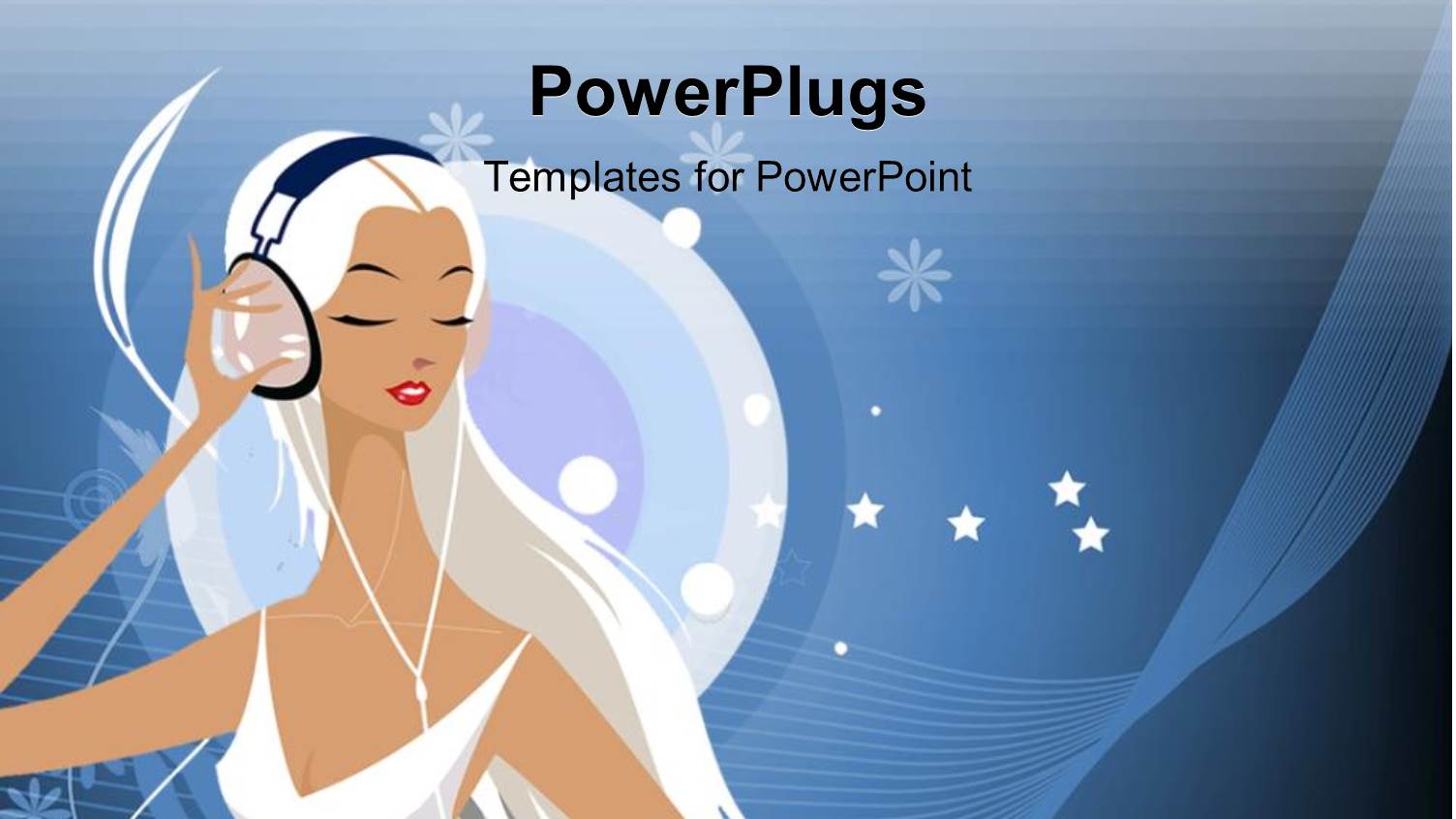 a 3D Human Character in White Wearing a large Headset