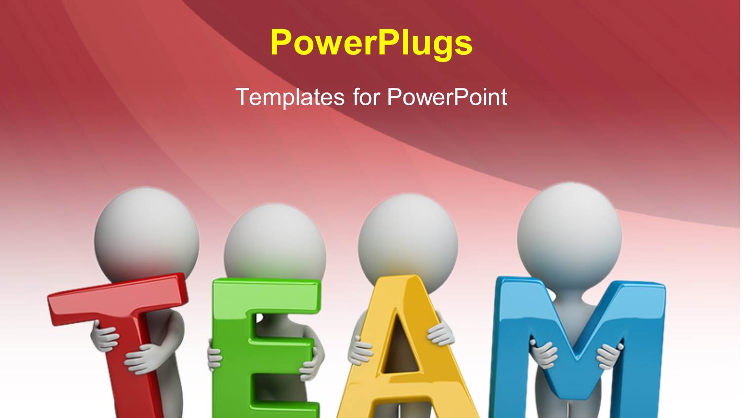 3D Human Characters Holding Hands in the Word Team