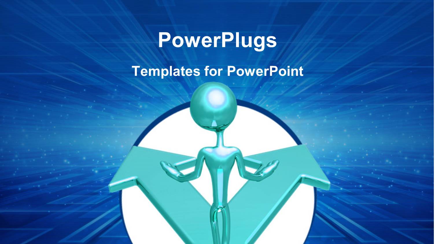 3D Man Reaches Crossroad Depicting Different Life Paths and Choices