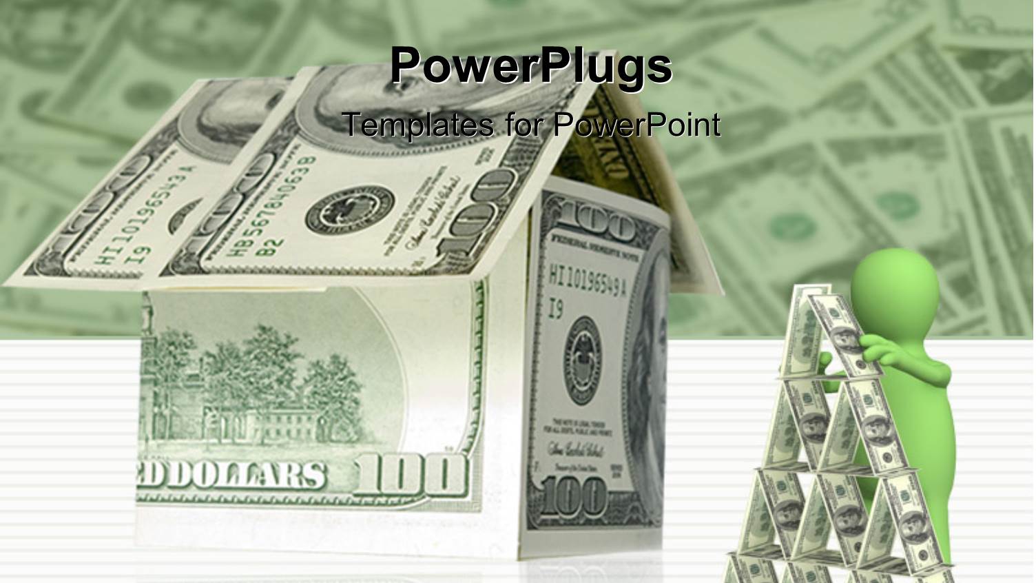 3D Man Uses Hundred Dollar Notes for House and Pyramid 