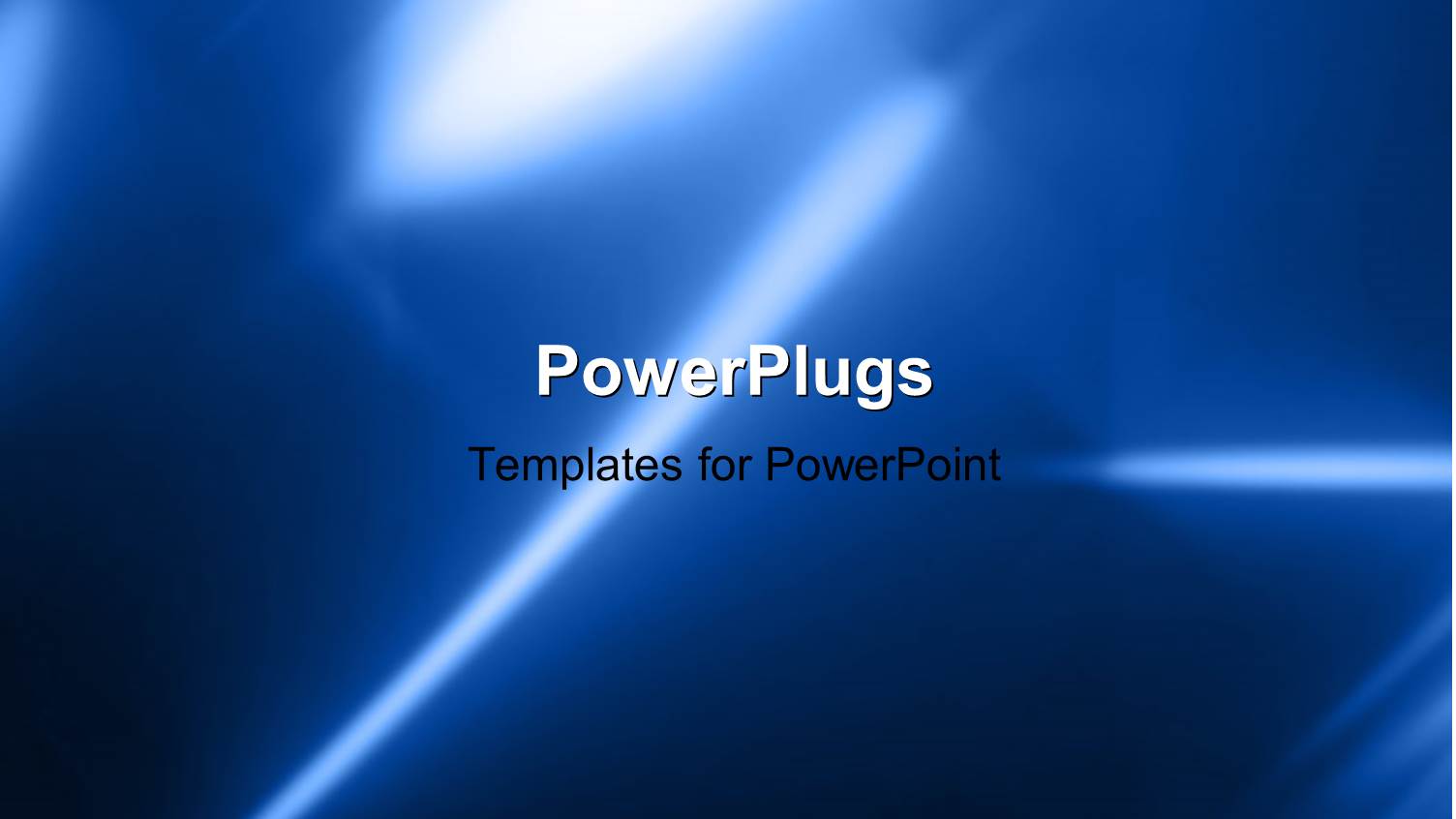 Abstract Background with Glowing Lights on Blue Surface