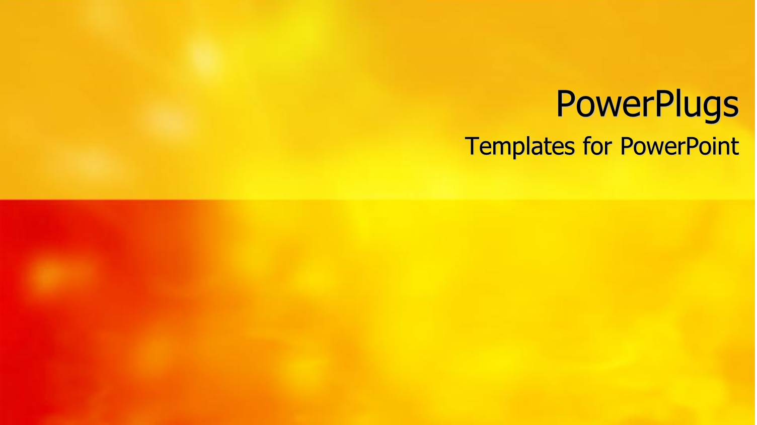 Abstract Background in Red, Orange and Yellow with Yellow Banner