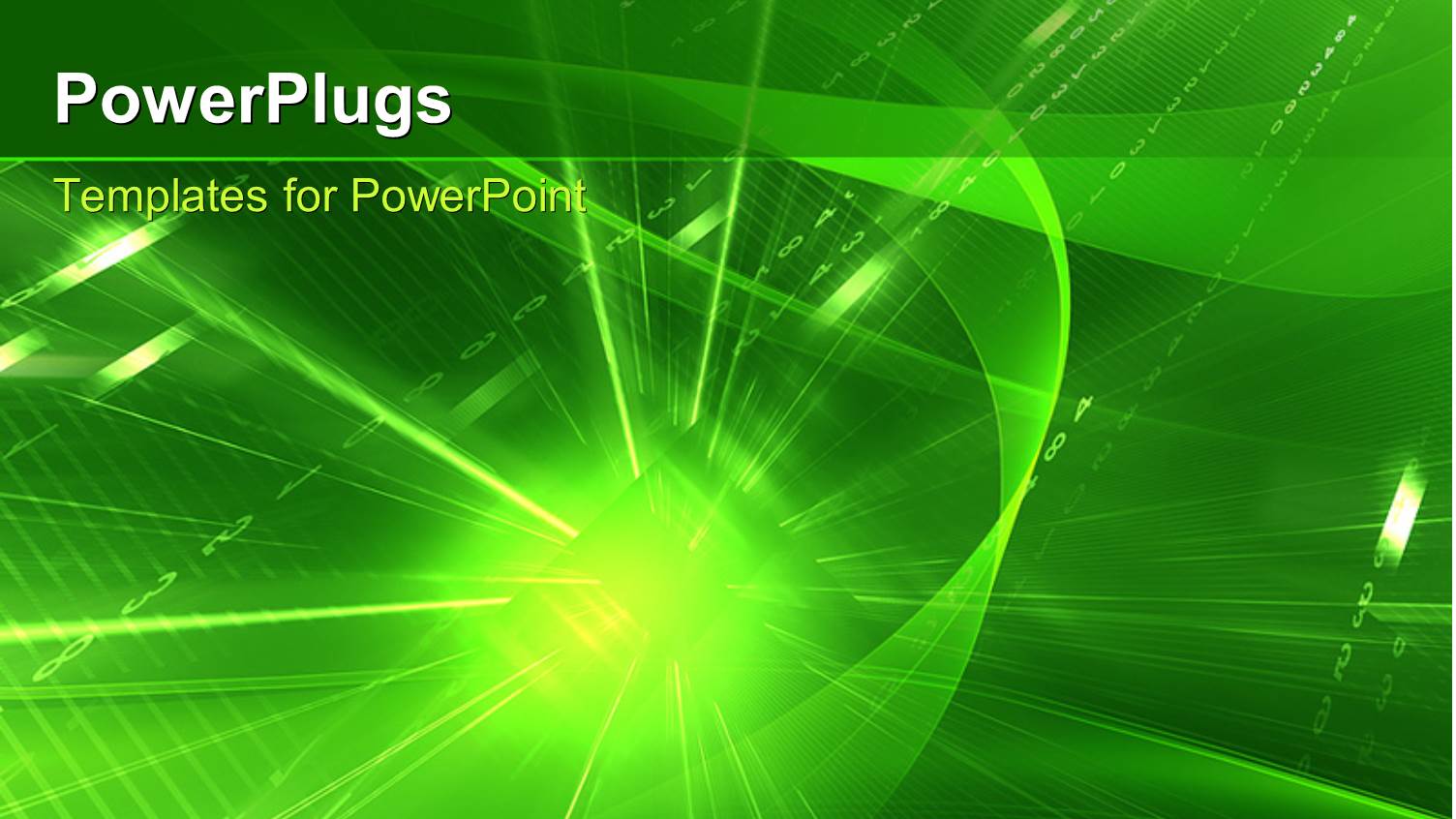 Abstract Background with Sparkle from Green Sphere