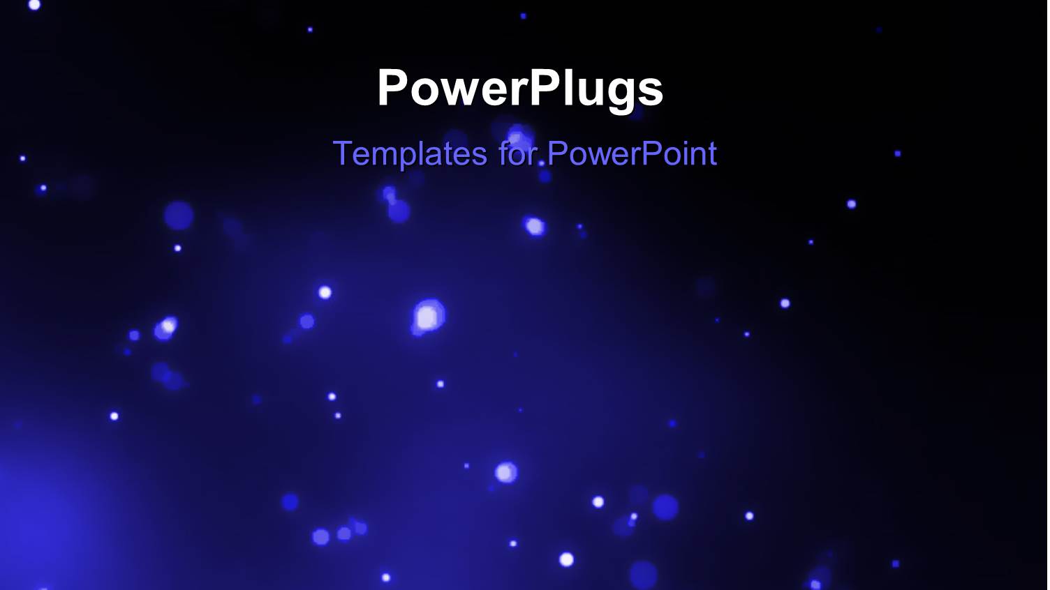 Abstract Blue and Black Background with White Round Dots