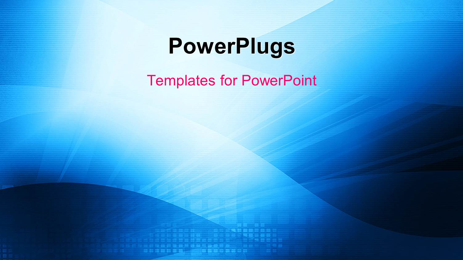 Abstract Blue Colored Technology Theme with Rays and Waves