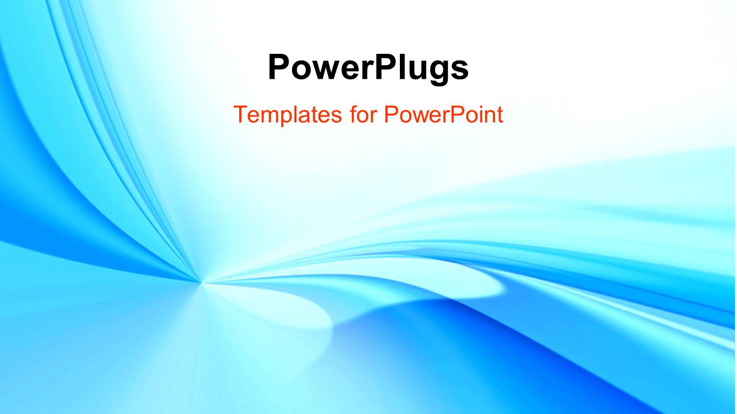 Abstract Blue and Teal Waves Radiating from a Point on White Background