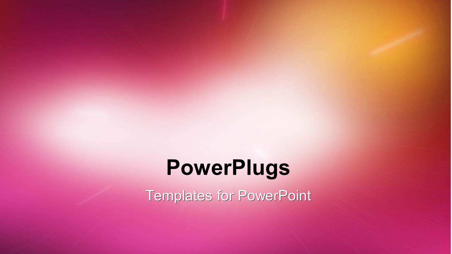 Abstract Blurred Glowing Light Emerging from Center